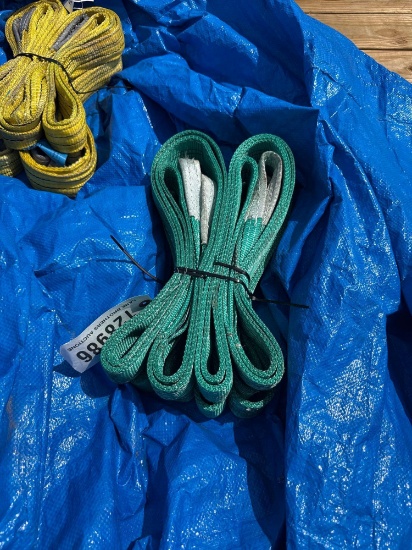 2063 - (4) 10' 2-TON STRAPS