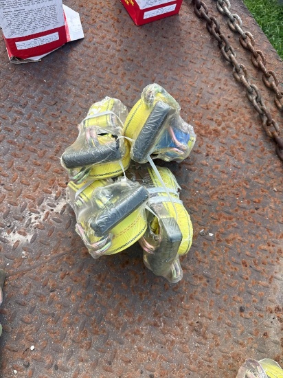 2185 - APPROX 4 HEAVY DUTY RATCHET STRAPS