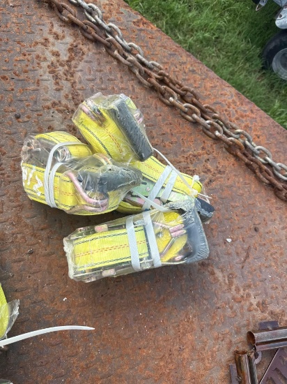 2187 - APPROX 4 HEAVY DUTY RATCHET STRAPS