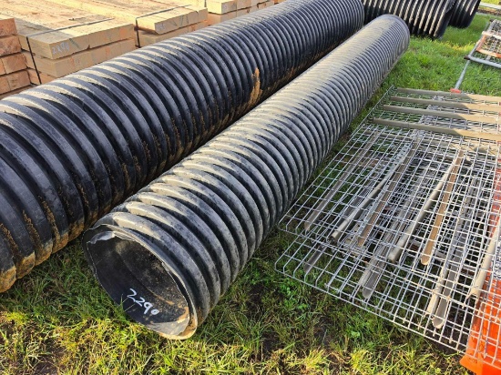 2290 - 18" X 13' PLASTIC CORRAGATED PIPE