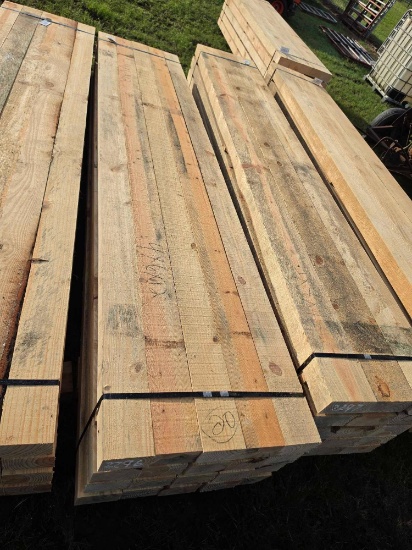 2296 - APPROX 20 PC BUNDLE OF 4" X 6" X 12' LUMBER