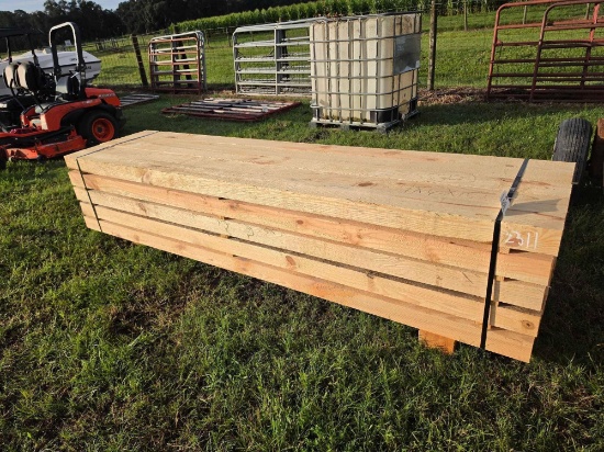 2311 - APPROX 25 PC BUNDLE OF 4" X 6" X 10' LUMBER