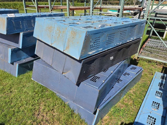 2373 - (4) Racks Metal Gym Lockers