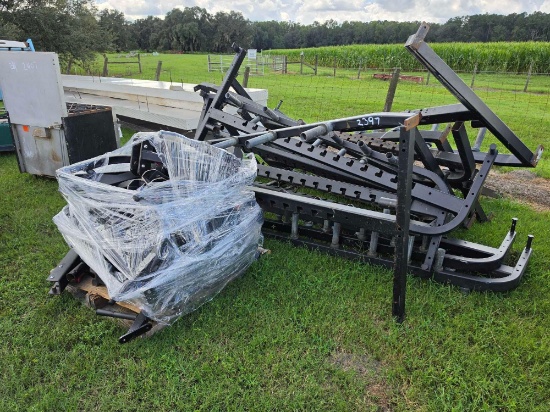 2397 - LOT OF APPROX 5 WEIGHTLIFTING RACK SETS