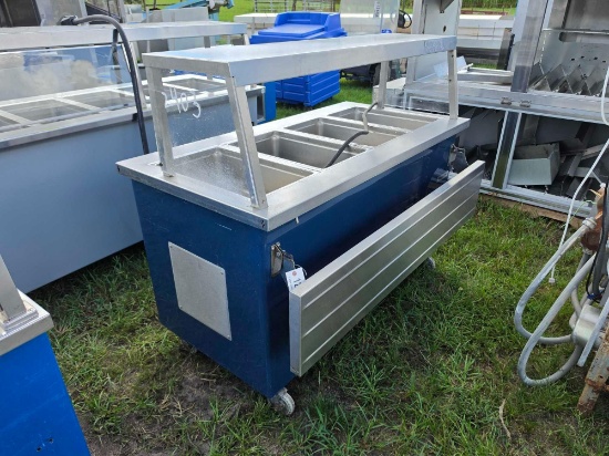 2403 - Delfield 4 Pan Heated Serving Counter