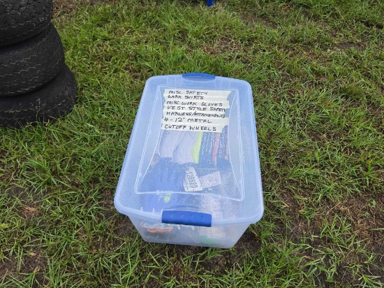 2490 - Tote Of Misc Items