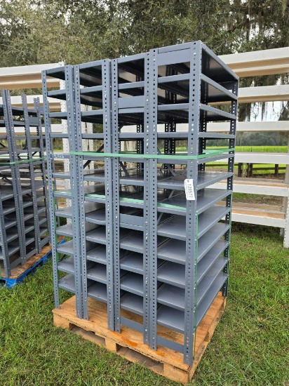 2516 - (4) 1' X 3' X 6' HD METAL SHELVES