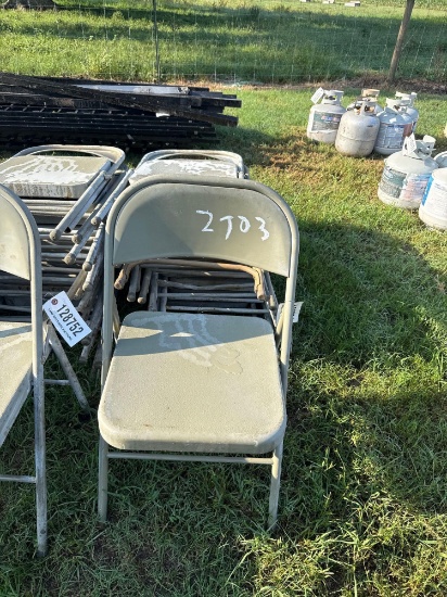 2703 - (12) Metal Folding Chairs