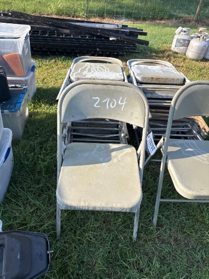 2704 - (12) Metal Folding Chairs