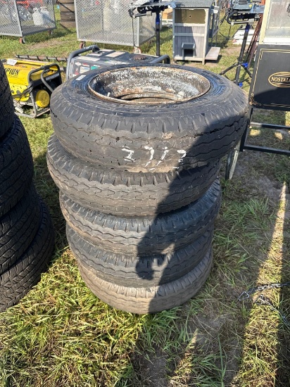 2713 - 4 Hercules St175/85d14.5 Tires/Rims