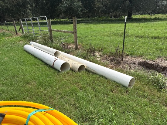 2757 - 4 PCS. OF MISCELLANEOUS PVC PIPE