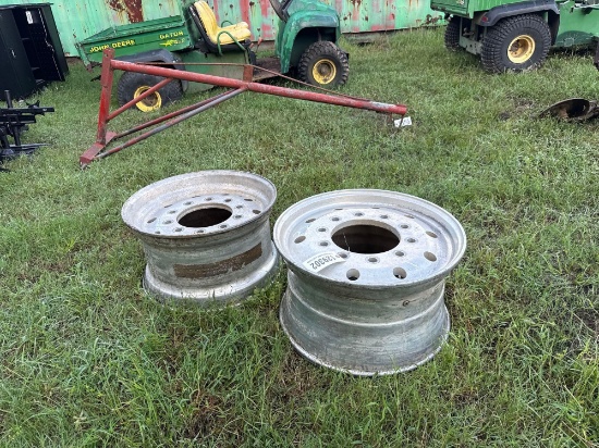 2799 - (2) - 22.5 Alum Wheels
