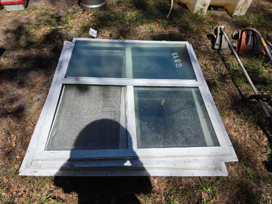 2898 - (3) Misc Screened House Windows