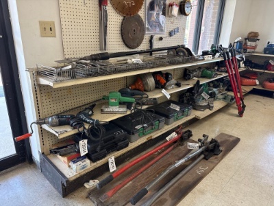 417 - 32' Metal Shelving Only
