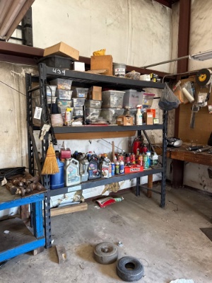 434 - 6' X 6' Metal Shelf And Contents