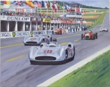 Fangio original painting.