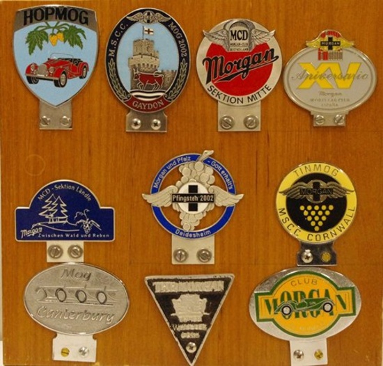 Morgan Club badges