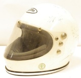 Signed Griffing crash helmet