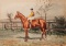 Walter Vernon (early 20th century) PORTRAIT OF THE RACEHORSE ''SAUSORINO''