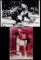 Muhammad Ali and Joe Frazier signed photographs, both 10 by 8in., the Ali c