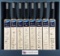 A full set of eight cricket bats fully-signed by the competing teams at the