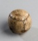 A feather golf ball circa 1850, unnamed, reasonably good condition