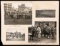 Pages from a Scottish family photograph album including golf subjects in th