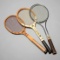 Wilson 'Don Budge' portrait 'Ghost' racquet, sold together with a Wright &
