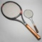 A giant oversize 1980s Donnay advertising display tennis racquet, 137cm.; s