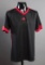 Andy Murray signed tennis shirt, black & red trimmed Adidas, signed in silv