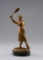 Jose Dunach (Spanish, 1886-1957) LADY TENNIS PLAYER signed, gilt-bronze on