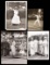 Collection of 17 period b&w press tennis photographs, including Suzanne Len