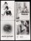 A group of 24 vintage images of tennis, mostly b&w plates and pictures remo