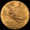 The rarer gilt-bronze version of the 1900 Paris Exposition Universelle Inte