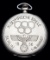 Berlin 1936 Olympic Games commemorative pocket watch, the case engraved wit