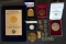 A collection of Olympic/Athletics & Sporting medals and badges, including p