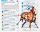 A trio of artist illustrated Newmarket racecards for the 1996 1,000 and 2,0