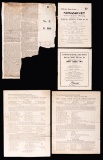 Two racecards for Essex Hunt Private Steeplechases in 1882 & 1884, the meet