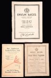 Three racecards, comprising Fourth Day of Royal Ascot in 1892 (Wokingham, H