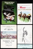 14 racecards including the 1953 Derby won by Pinza and the 1972 B&H Cup won