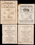 Racecards including the 1953 and 1956 Cheltenham Gold Cups, won by Knock Ha