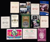 An interesting selection of racecards and ephemera, including 3 non-Nationa
