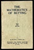 Temple (William K.) The Mathematics of Betting, Including The Temple Raceti