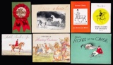 Seven vintage Moss Bros. booklets for hunting and equestrian attire, 1930s-
