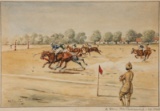 Walter Ord Carruthers (20th century) A STATION POLO TOURNAMENT - C.P. INDIA