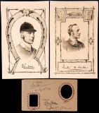 The autographs of two English sporting Lords, Lord Hawke (cricket) and Lord