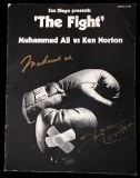 Double-signed programme and a poster for the Muhammad Ali v Ken Norton figh