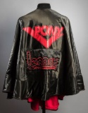 Lennox Lewis boxing ring wear poncho, by Pony with red towelling interior w