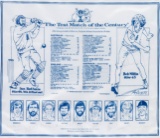 An autographed commemorative scorecard for the ''Test Match of the Century'