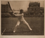A fine George Beldam photograph of the Australian cricketer Victor Trumper,